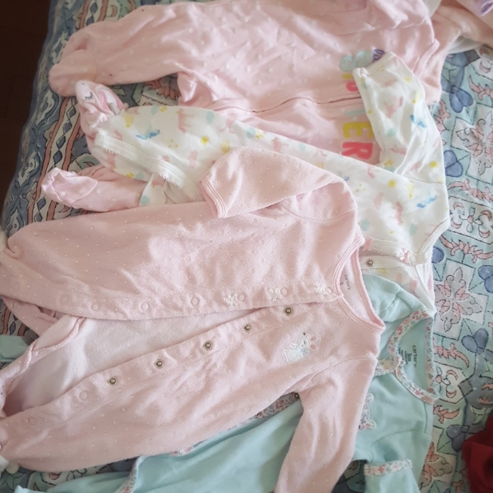 4 Sleep and Play baby girl pajamas